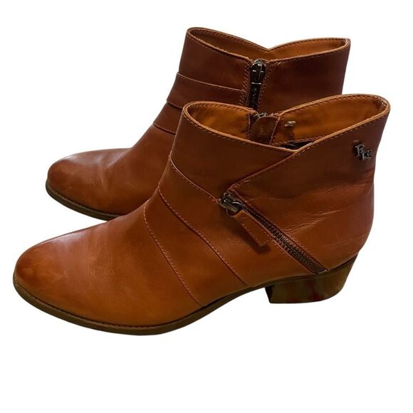 Regarde Le Ciel Brown Leather Booties Boots Size 40 US 9 - Picture 4 of 5